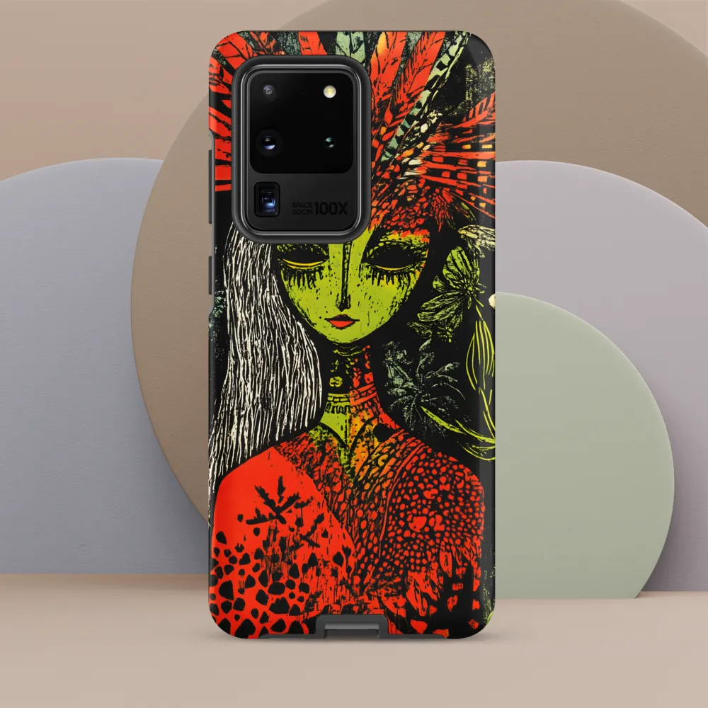 Mystical Flora: A Surreal Portrait