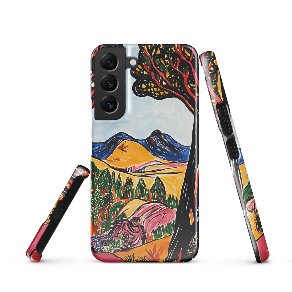 Vibrant Nature's Embrace | Phone Case |  S22 | Snap Case | Glossy