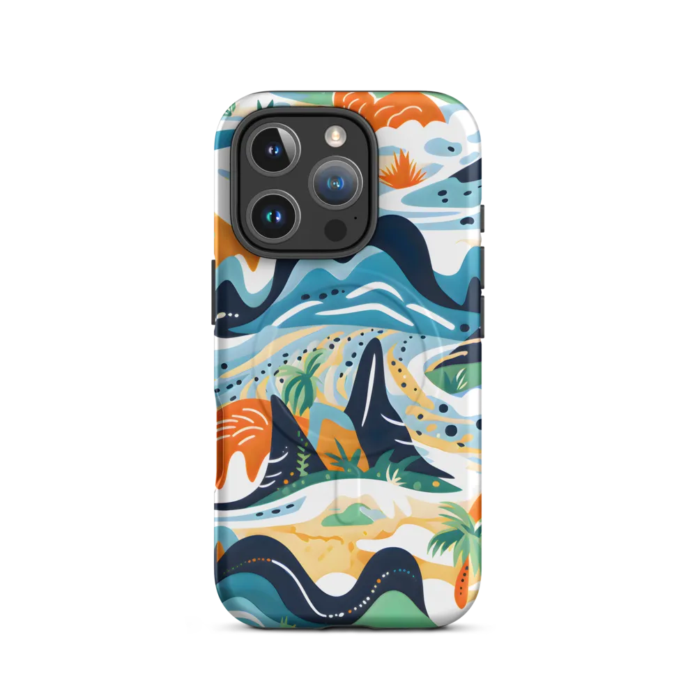 Abstract Tropical Landscape