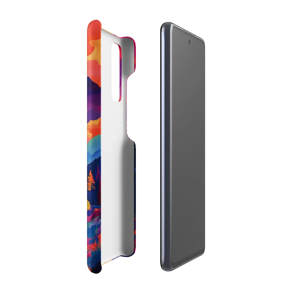 Radiant Serenity: A Surreal Landscape | Phone Case |  S20 FE | Snap Case | Matte