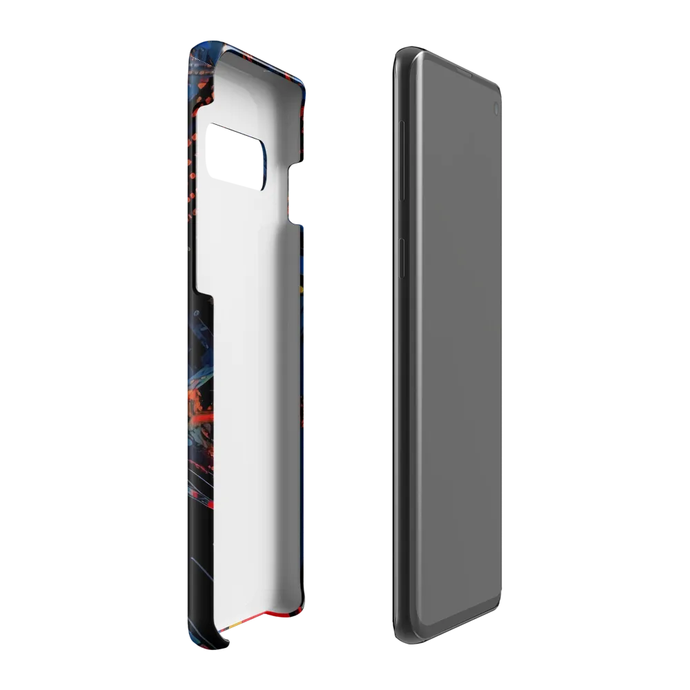 Vibrant Nightscape: A Futuristic City Overlook | Phone Case |  S10 Plus | Snap Case | Glossy