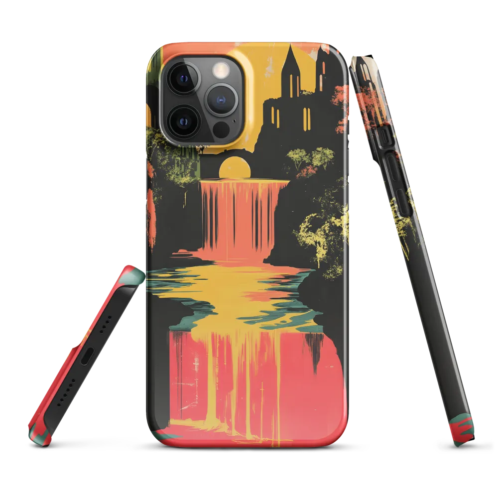 Elysian Echoes: A Surreal Reflections | Phone Case |  12 Pro Max | Snap Case | Glossy