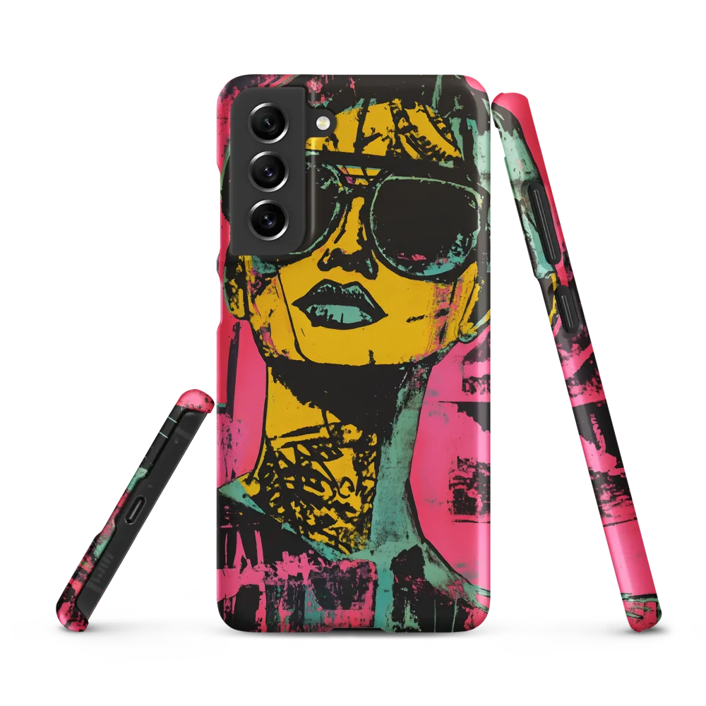 Confident Portrait in Neon Colors