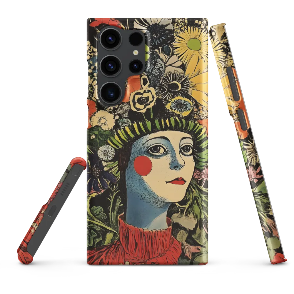Floral Whimsy: A Portrait of Nature's Embrace
