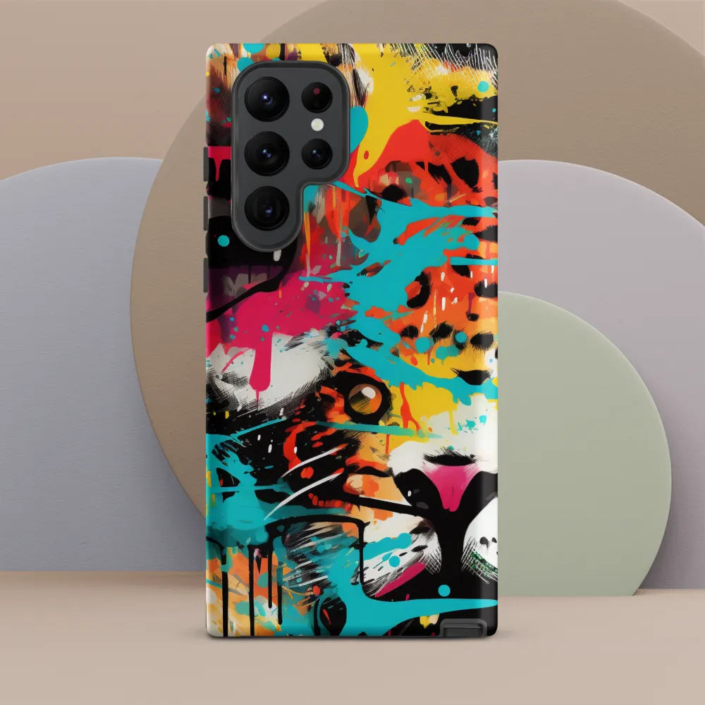 Fierce Fusion: Tiger and Lion in Graffiti