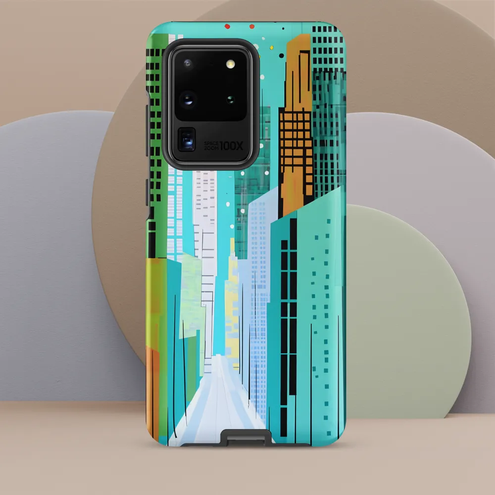 Urban Symphony in Turquoise