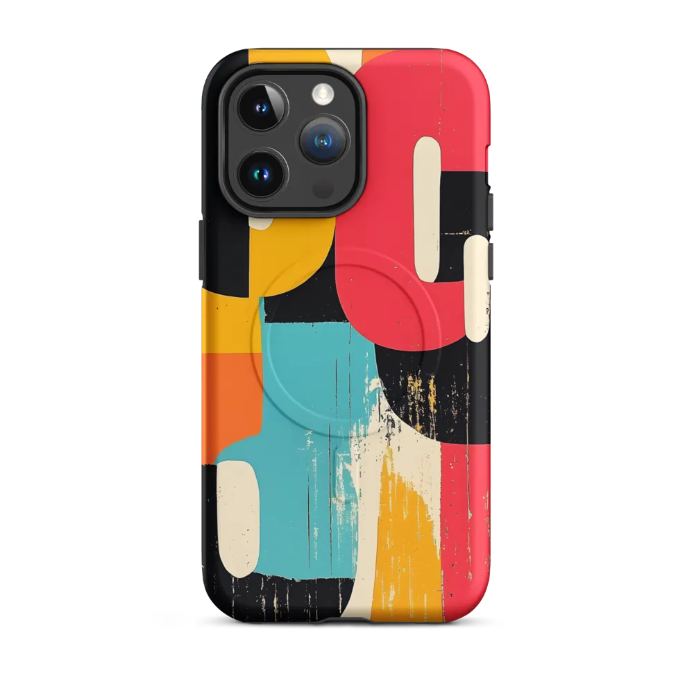 Colorful Curves: Numbers in Harmony | Phone Case |  14 Pro Max | MagSafe® Tough Case | Matte