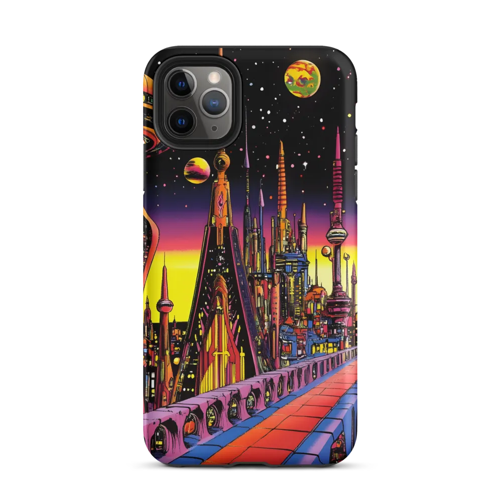 Futuristic Cosmos: A Journey Through Neon Cities