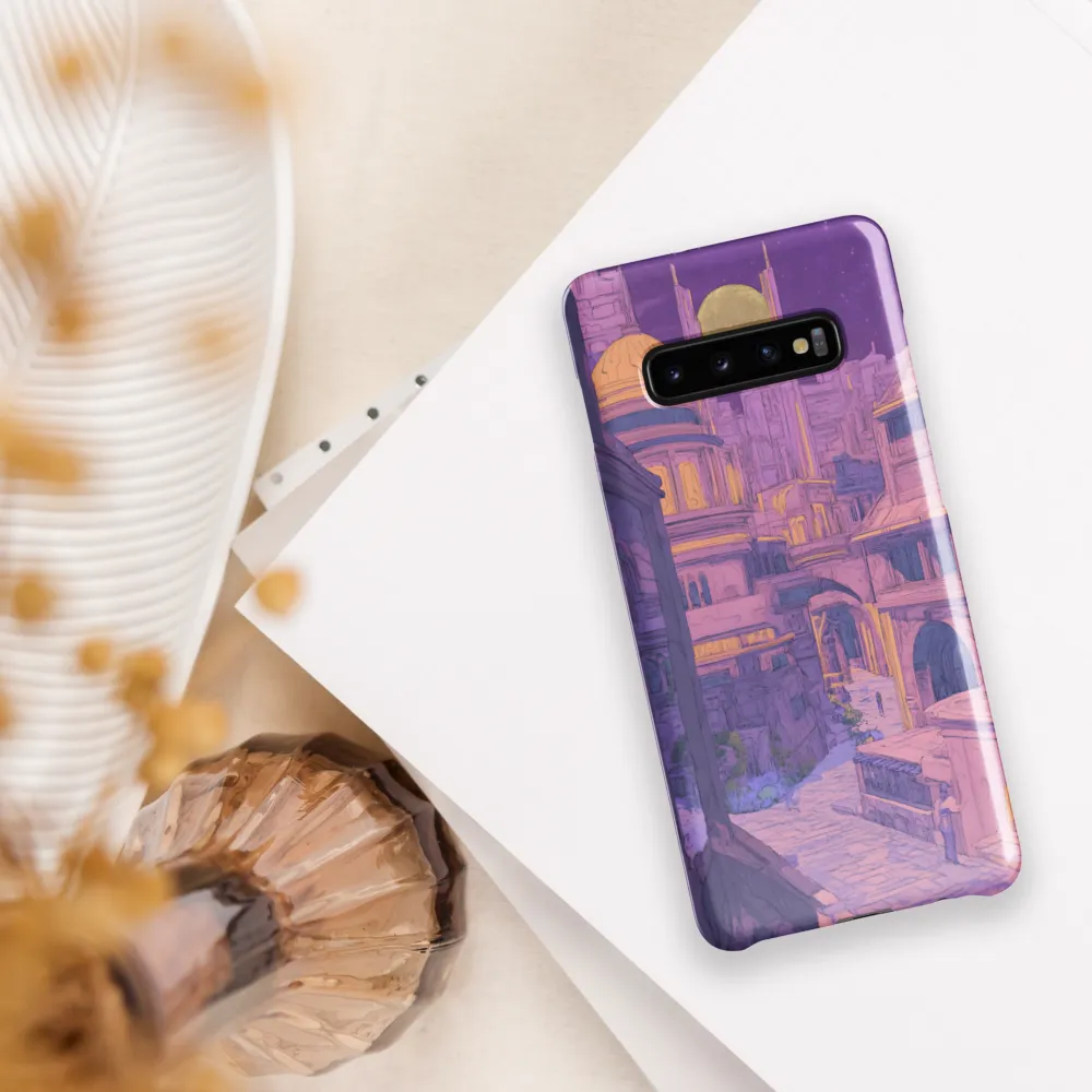 Moonlit Fantasy City | Phone Case |  S10 Plus | Snap Case | Glossy