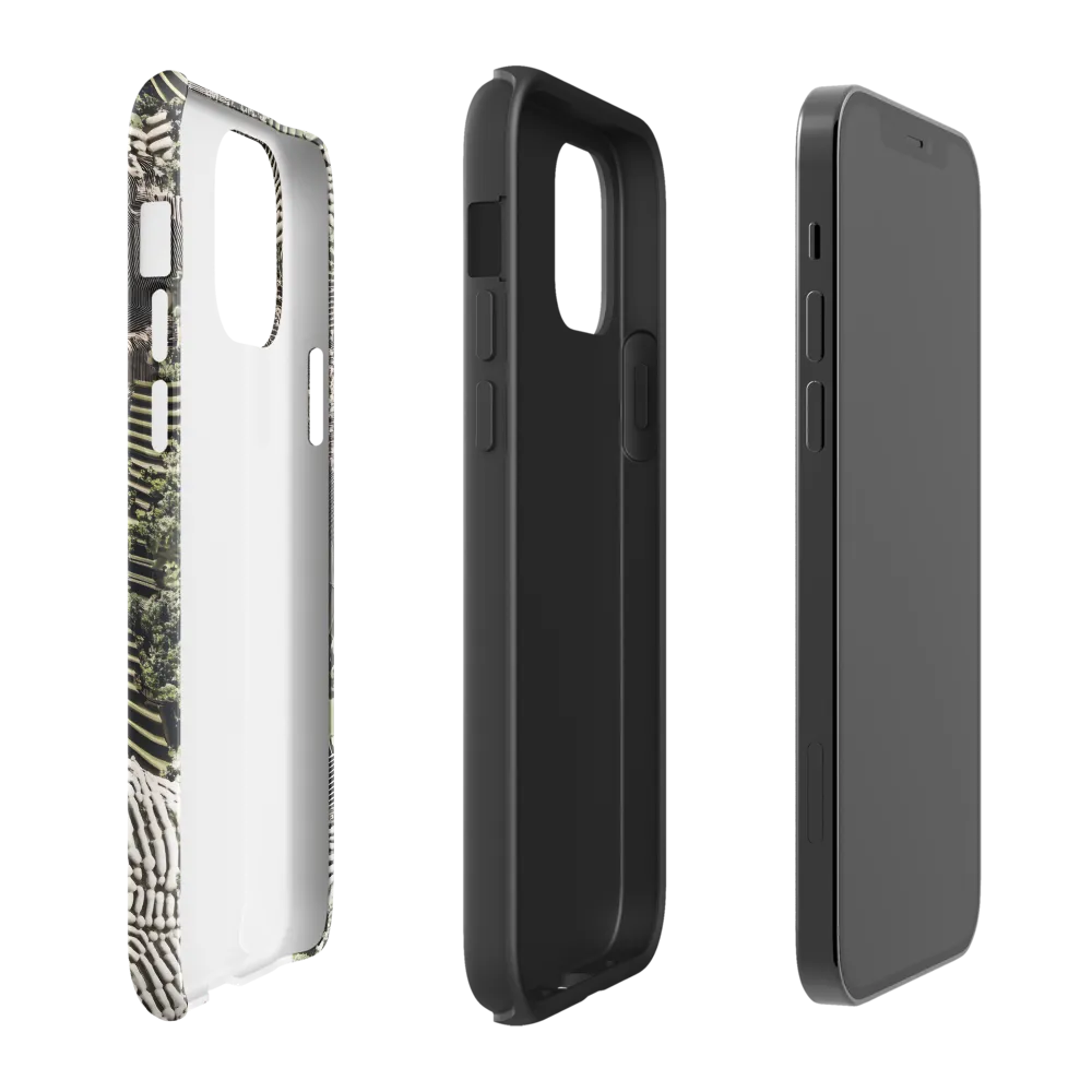 Ethereal Blend of Nature and Humanity | Phone Case |  12 Pro | Tough Case | Glossy