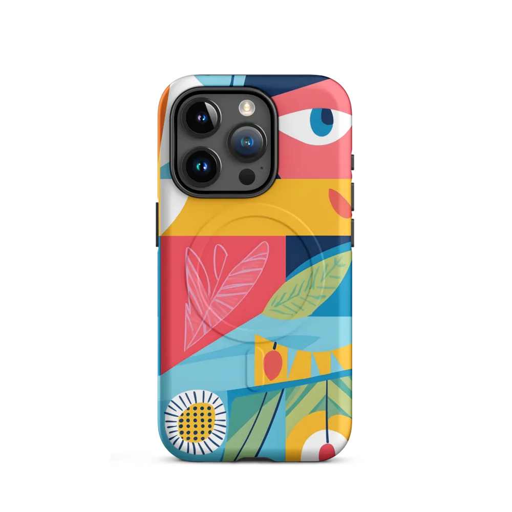 Vibrant Geometric Visage
