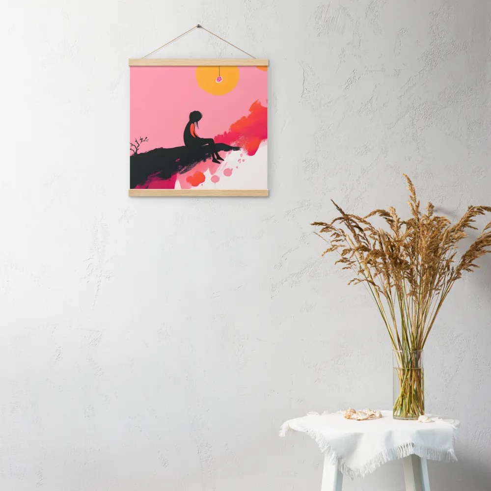 Whispers of the Sun | Poster With Oak Wood Hanger | 16″×16″