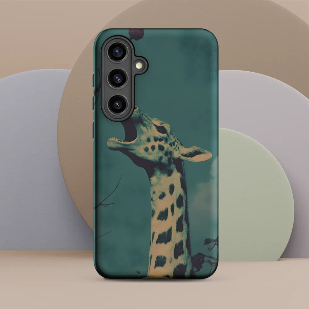 Whispers of the Tall: A Surreal Giraffe Encounter