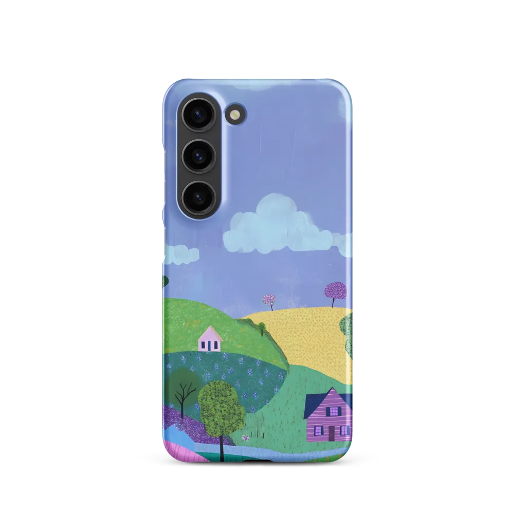 Whimsical Hills and Quaint Homes | Phone Case |  S23 | Snap Case | Matte