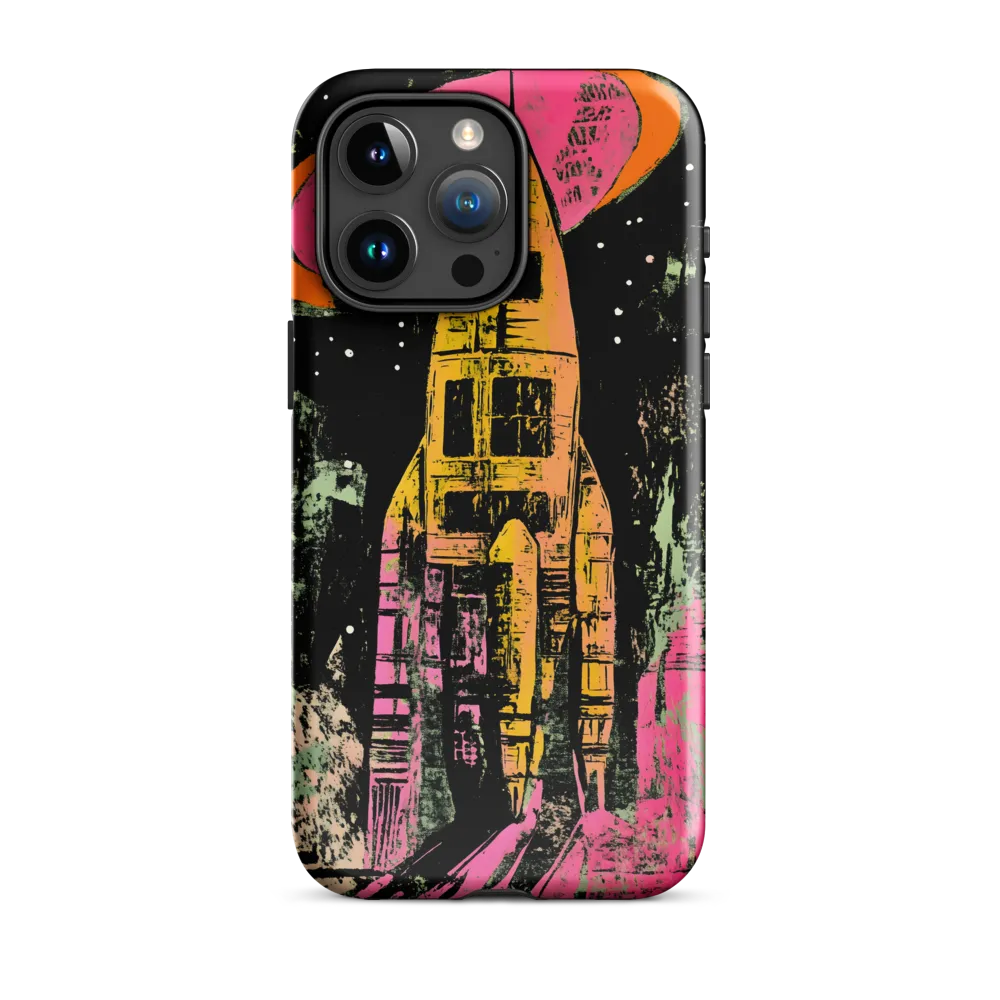 Cosmic Voyage: A Surreal Rocket Adventure