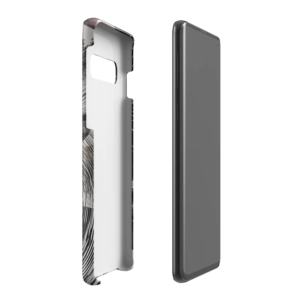 Fluid Harmony in Monochrome | Phone Case |  S10 Plus | Snap Case | Glossy