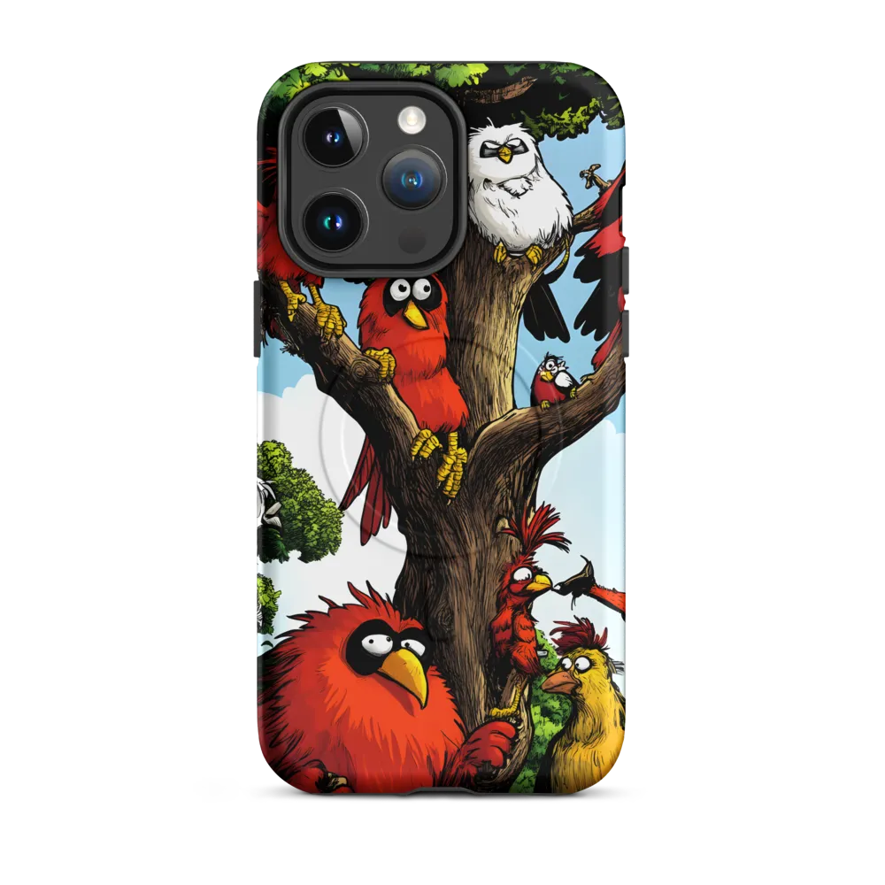 Whimsical Avian Gathering