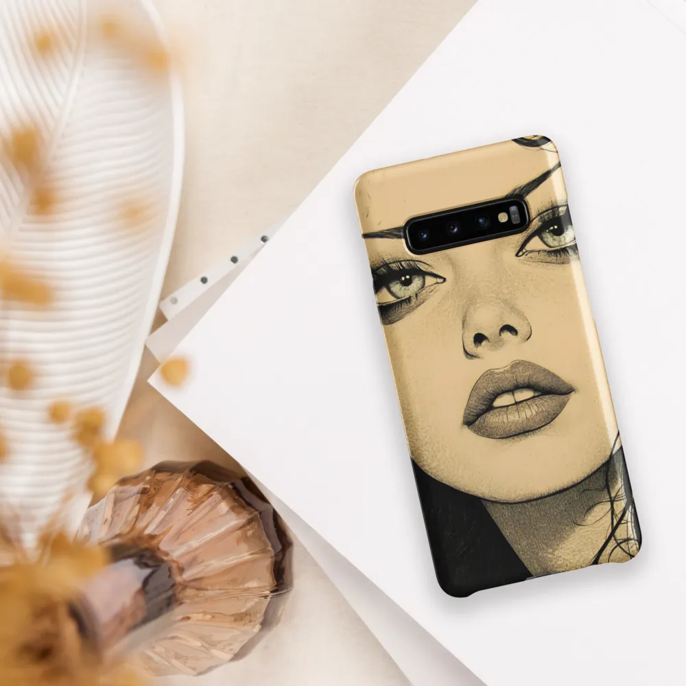 Enigmatic Gaze | Phone Case |  S10 Plus | Snap Case | Matte
