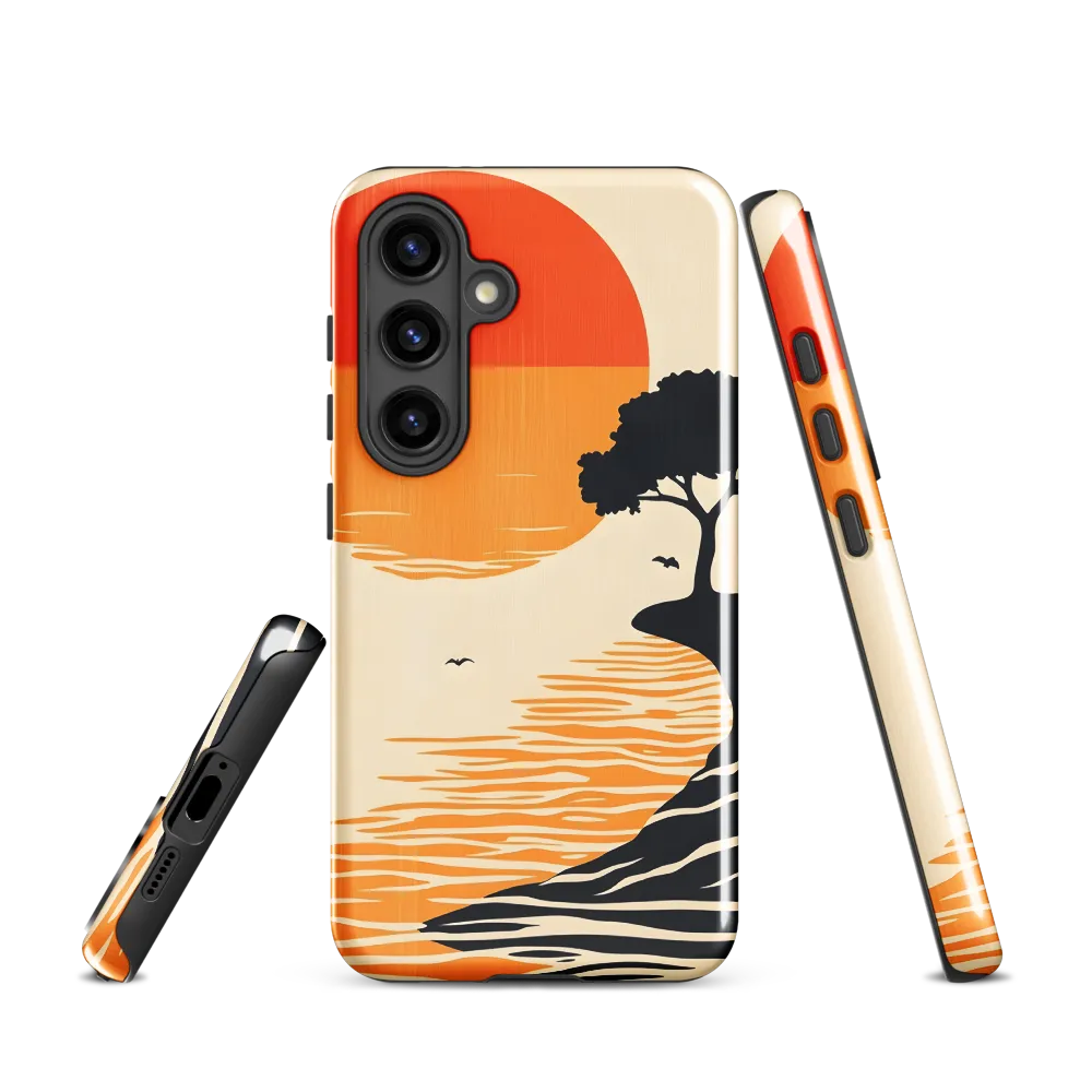 Serene Sunset | Phone Case |  S24 | Tough Case | Glossy