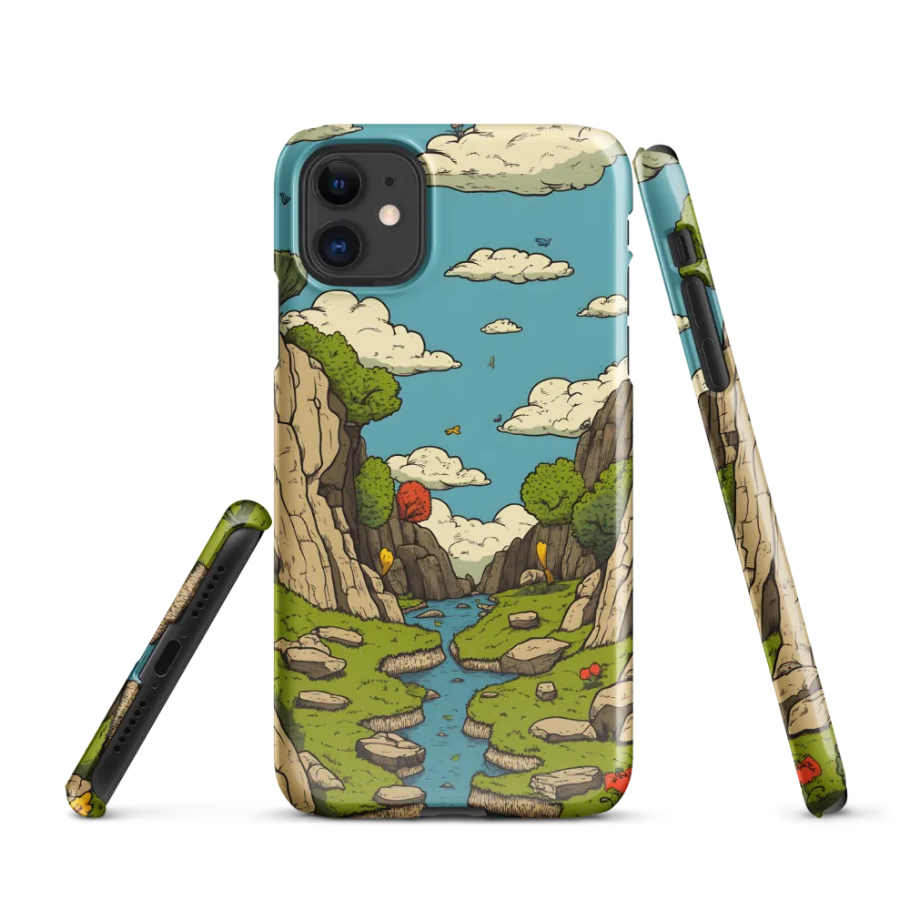 Whimsical Serenity: A Canyon Landscape