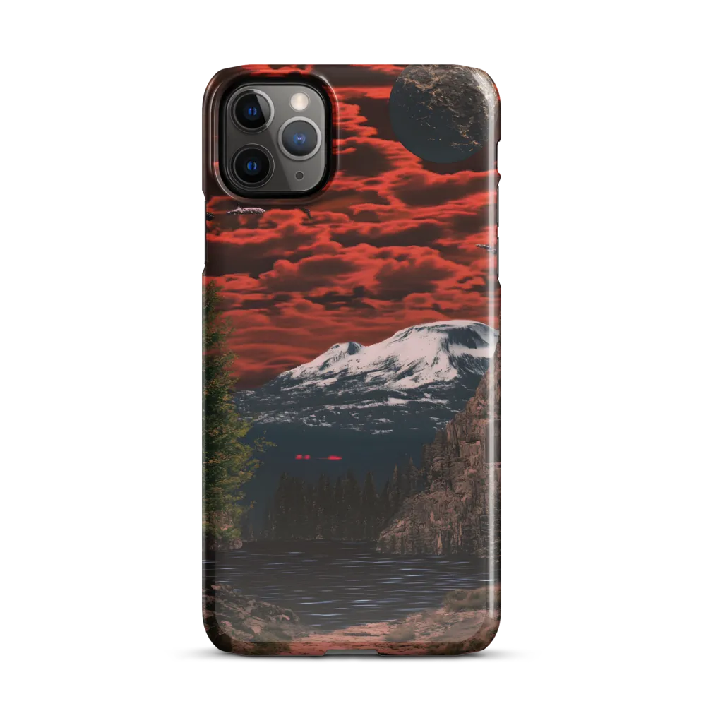 Mystical Reflections: A Surreal Landscape Adventure | Phone Case |  11 Pro Max | Snap Case | Glossy