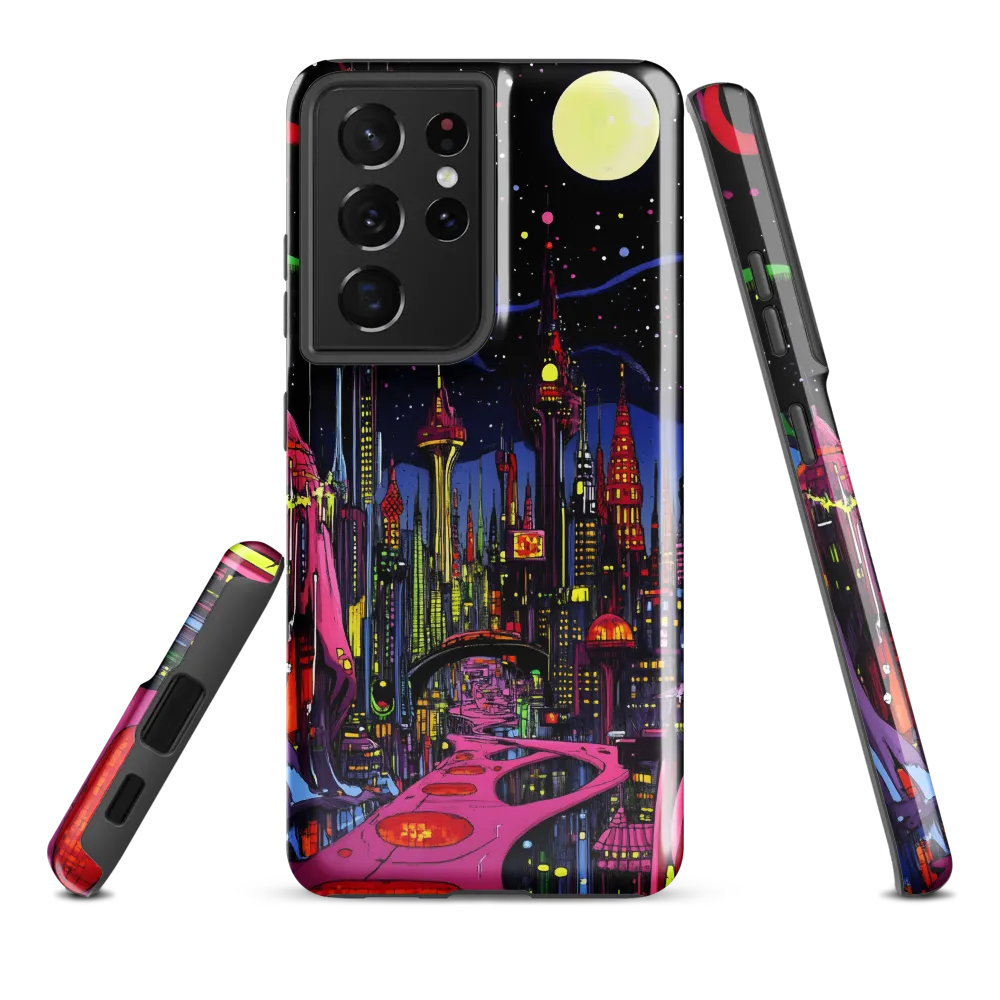Neon Dreams of a Futuristic City