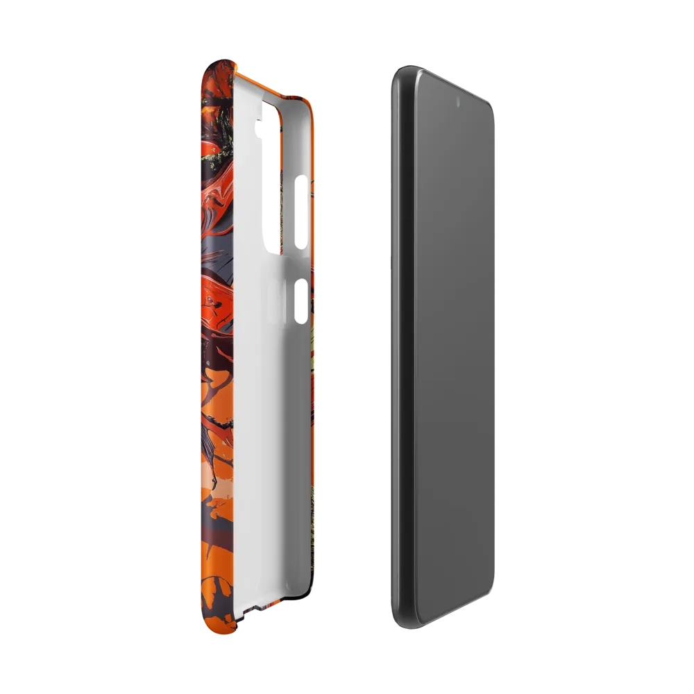 Life in Motion: An Abstract Tree | Phone Case |  S21 | Snap Case | Matte