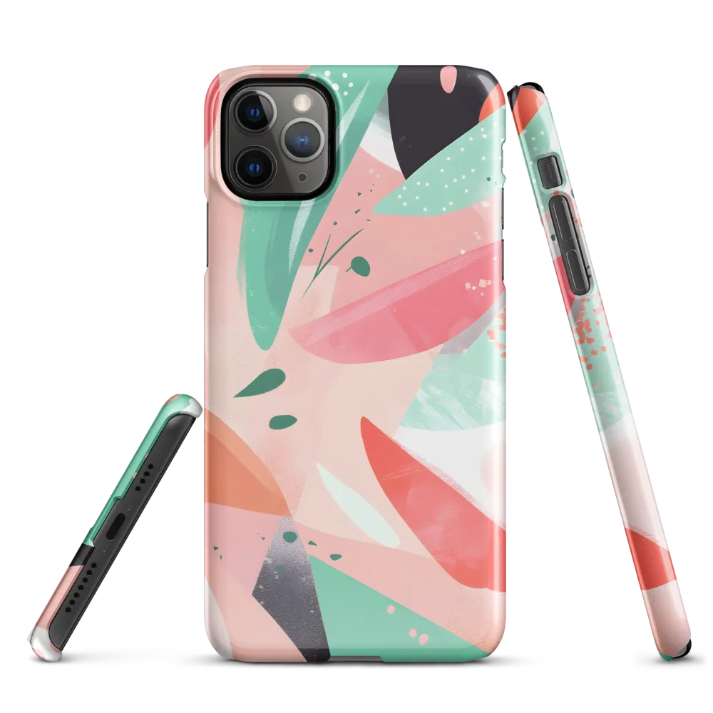 Whimsical Harmony: An Abstract Encounter | Phone Case |  11 Pro Max | Snap Case | Glossy