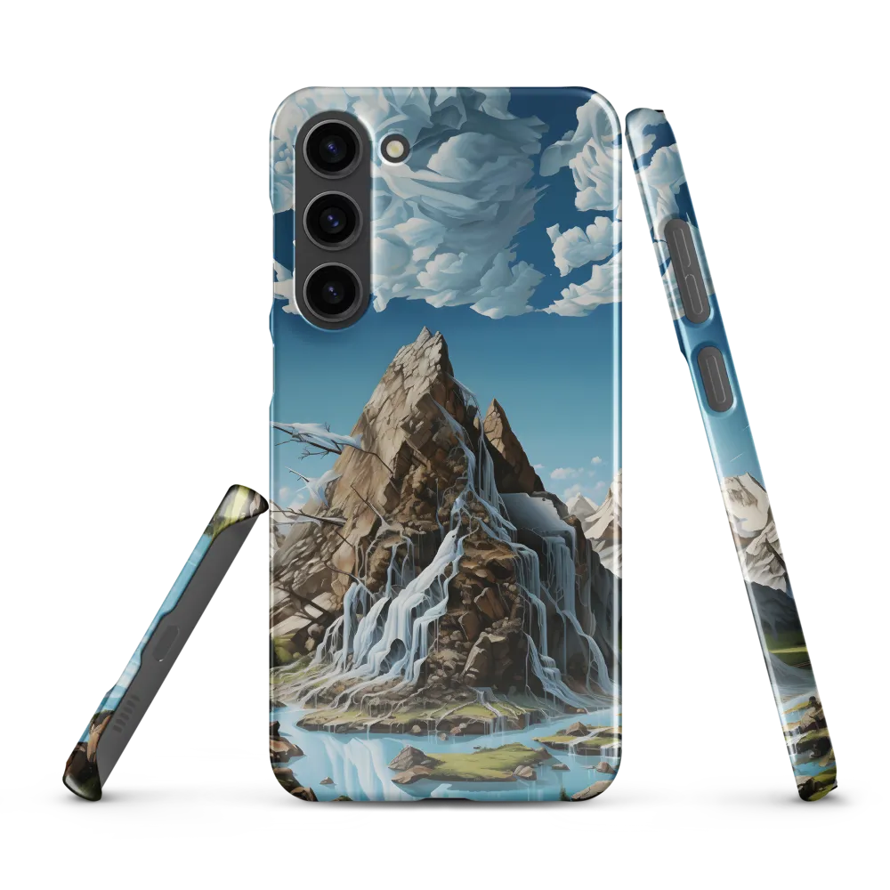 Majestic Cascade: A Mountain Masterpiece