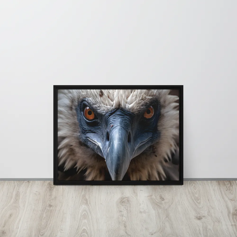 The Gaze of Strength | Canvas with Black Frame | 18″×24″