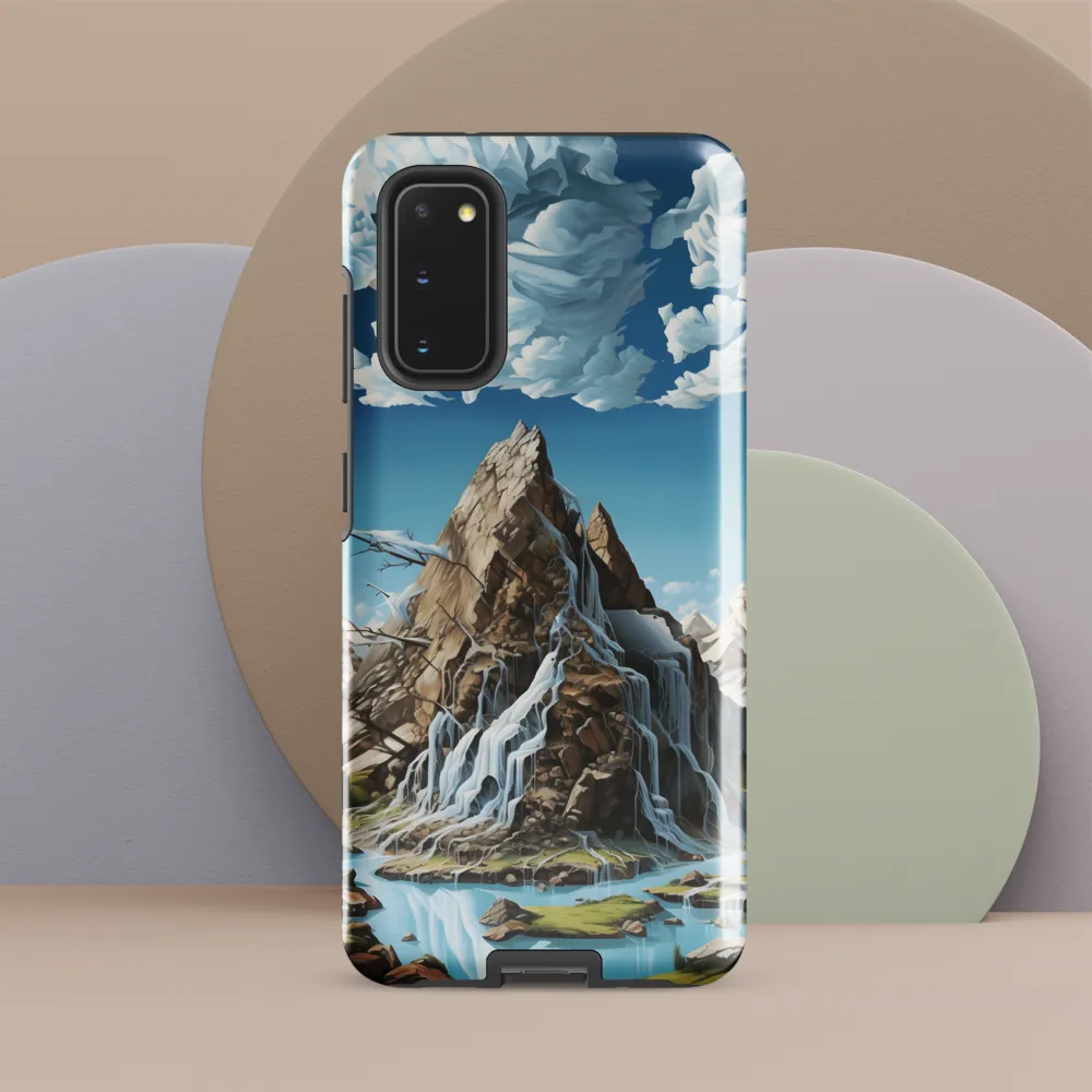 Majestic Cascade: A Mountain Masterpiece