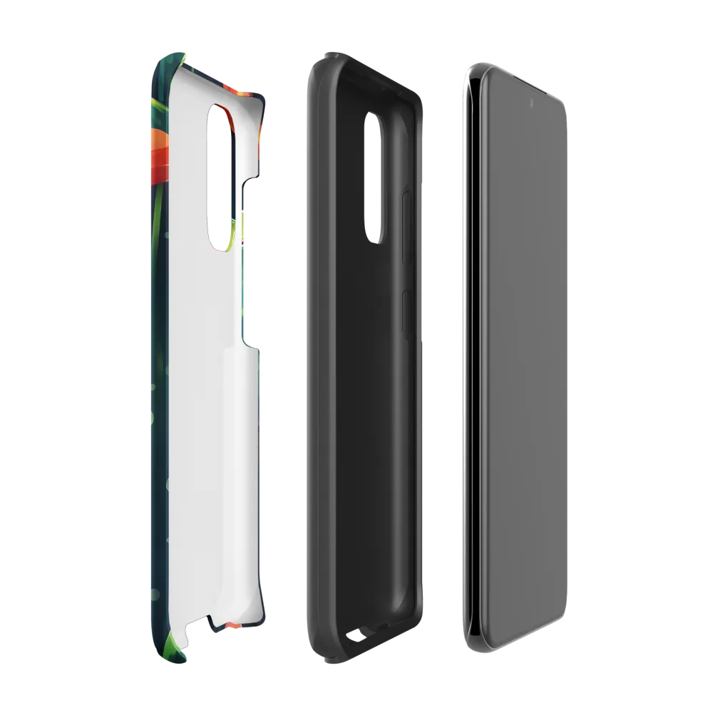 Playful Frogs in a Lush Pond | Phone Case |  S20 | Tough Case | Matte
