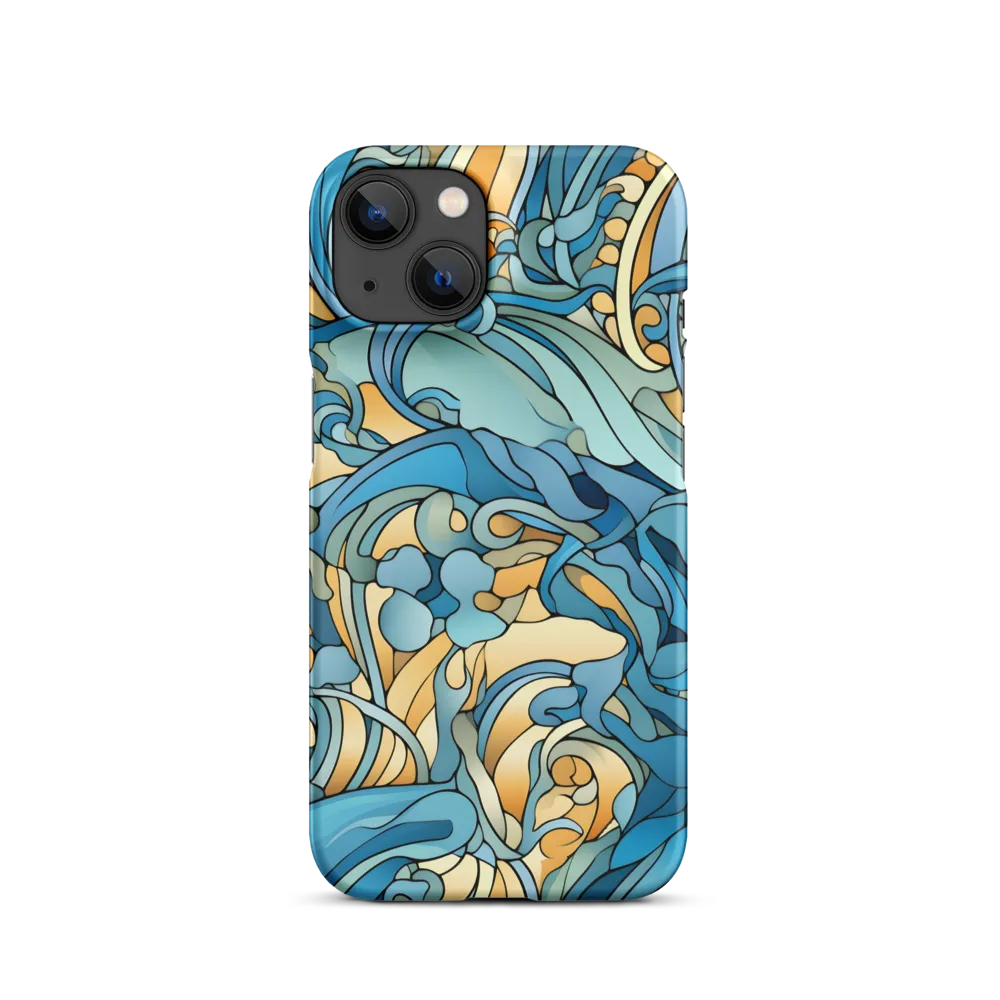 Dancing Waves of the Ocean | Phone Case |  14 | Snap Case | Matte