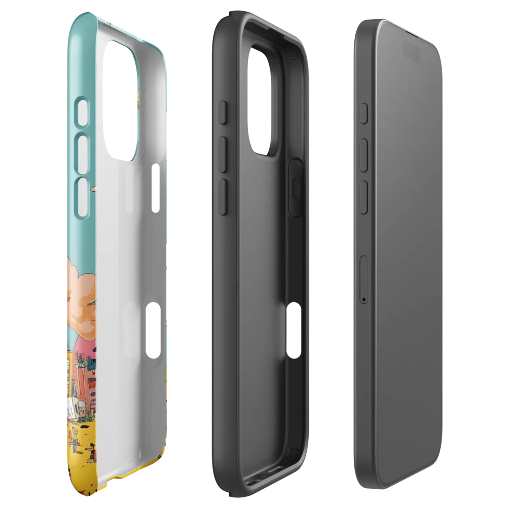 Urban Fantasia: A Whimsical Encounter | Phone Case |  16 Pro Max | Tough Case | Glossy