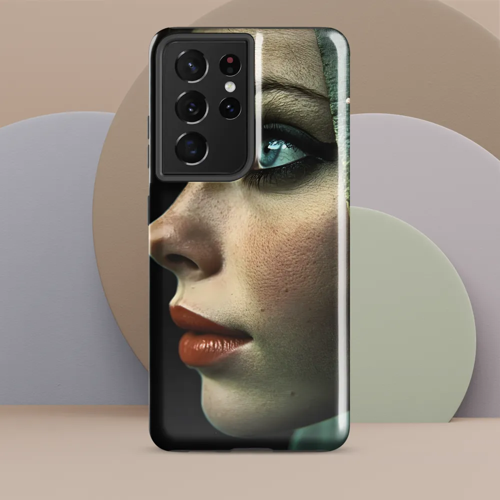 Gaze of Elegance | Phone Case |  S21 Ultra | Tough Case | Glossy