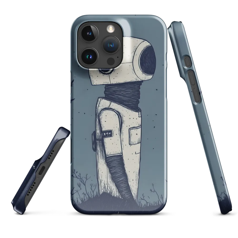 Contemplative Robot in a Barren Landscape
