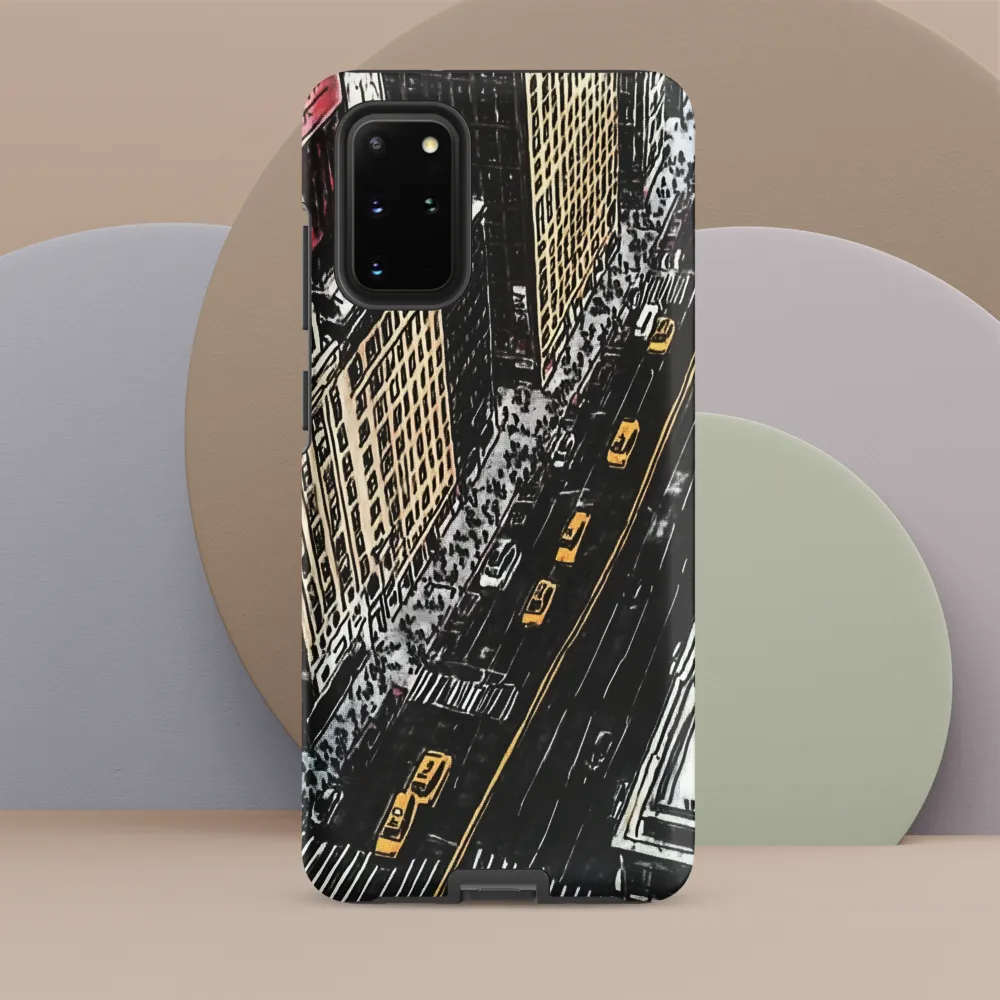 Aerial Symphony: City Pulse | Phone Case |  S20 Plus | Tough Case | Matte