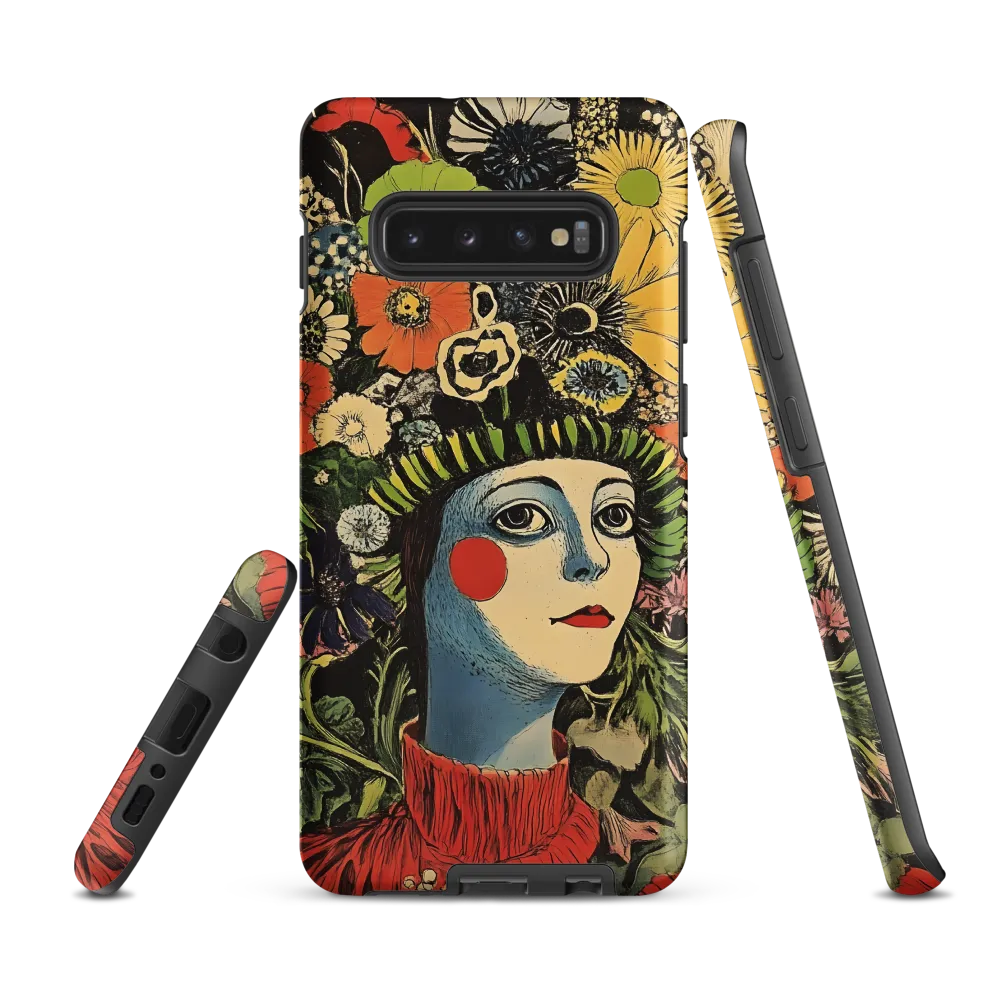Floral Whimsy: A Portrait of Nature's Embrace