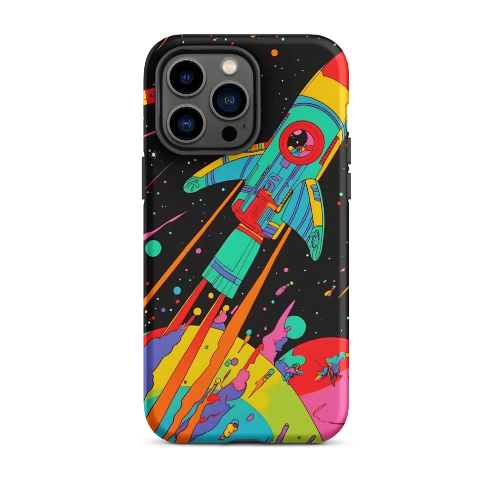 Cosmic Voyage: The Neon Lift-Off