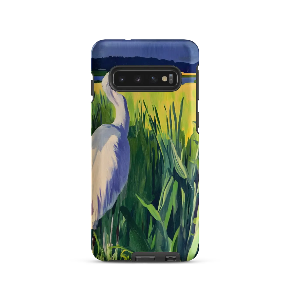 Graceful Presence: The Heron in the Meadow