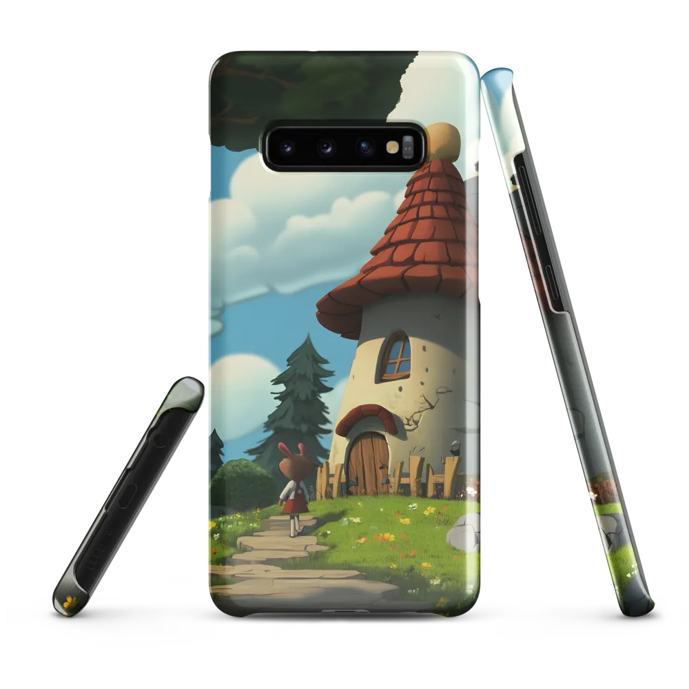 Whimsical Cottage in a Serene Landscape | Phone Case |  S10 Plus | Snap Case | Glossy