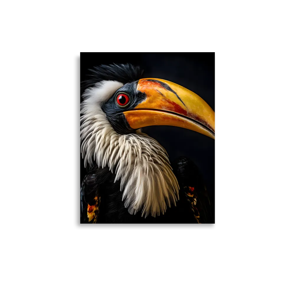 Majestic Hornbill Portrait | Poster | 11″×14″