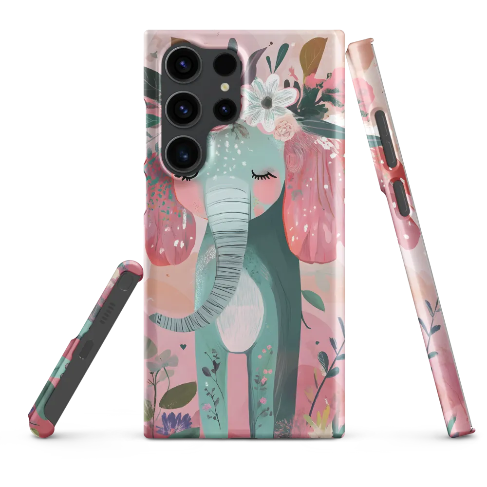 Whimsical Elephant in Bloom