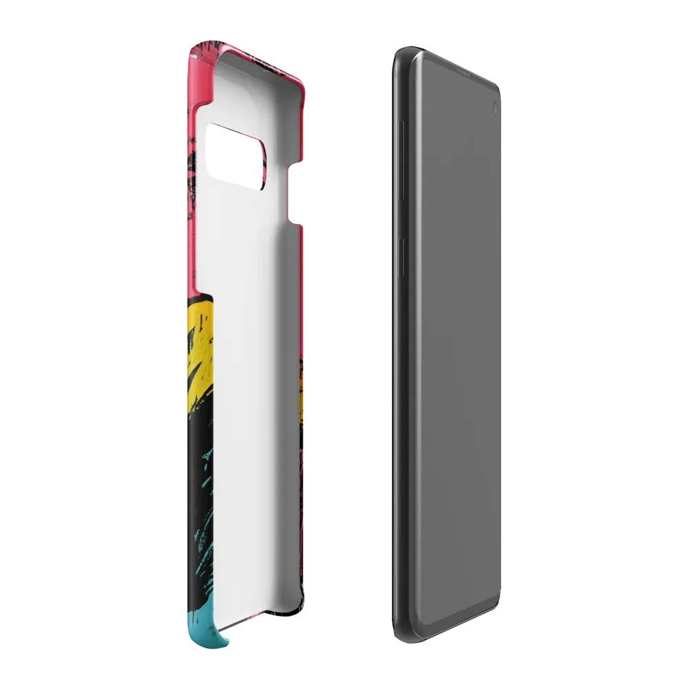 Urban Elegance: A Graffiti Portrait | Phone Case |  S10 Plus | Snap Case | Glossy