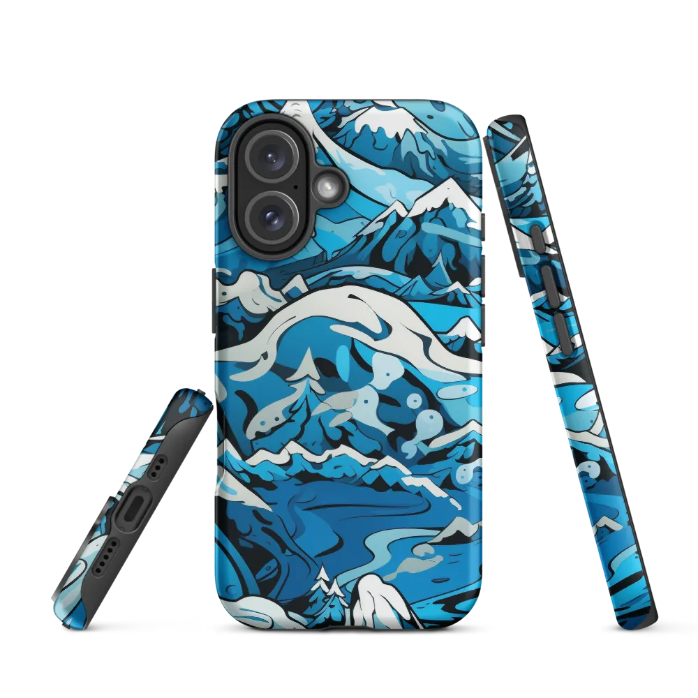 Frozen Harmony: A Blue Mountain Odyssey