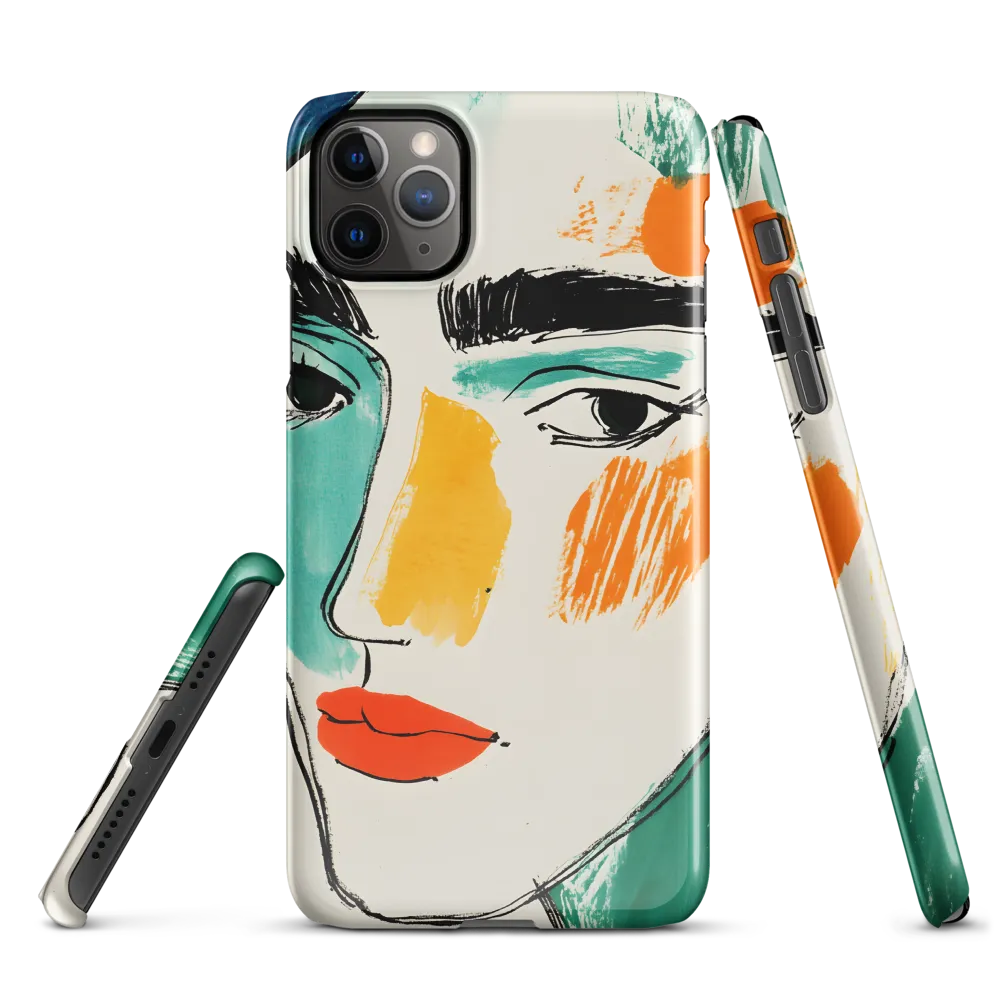 Contemporary Line Portrait | Phone Case |  11 Pro Max | Snap Case | Glossy