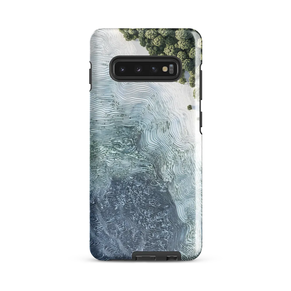 Serenity of Shorelines | Phone Case |  S10 Plus | Tough Case | Glossy