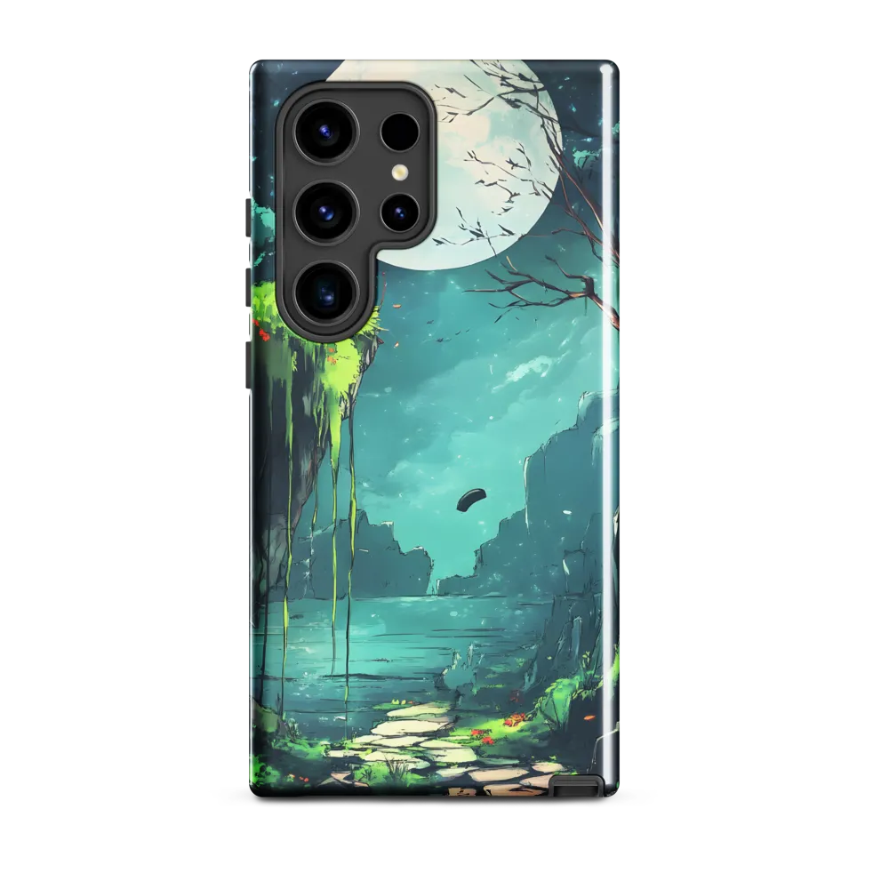 Moonlit Serenity: A Fantastical Landscape