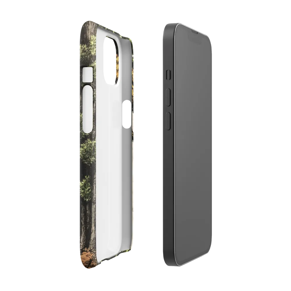 The Whispering Skull: A Surreal Encounter with Nature | Phone Case |  13 | Snap Case | Glossy