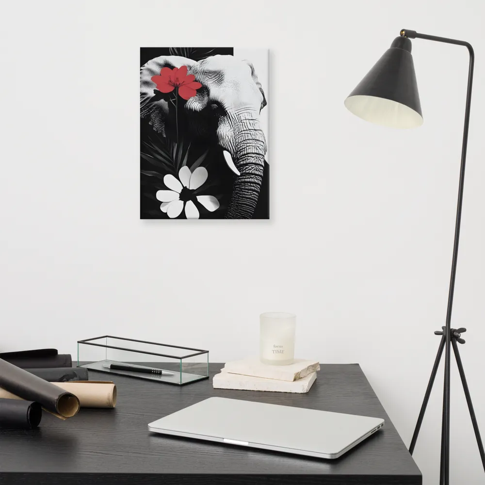 Elephant Harmony | Canvas | 12″×16″